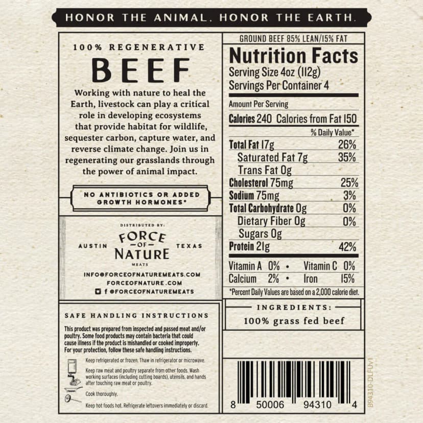 Grass Fed Ground Beef