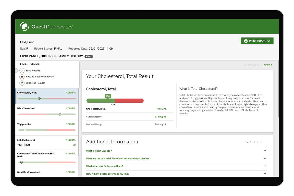 High-Risk Heart Health Lipid and Lp(a) Panel