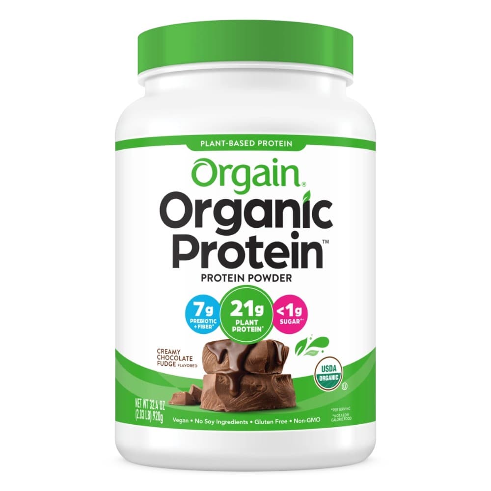 Organic Protein Plant Based Protein Powder - Creamy Chocolate Fudge